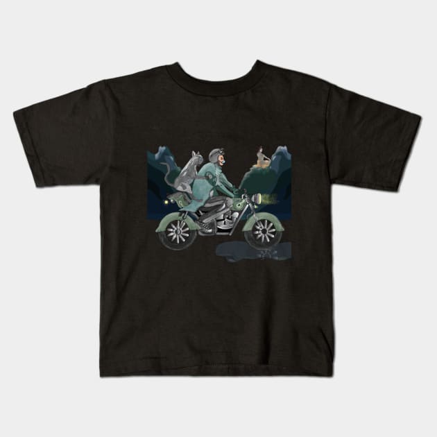 Road Trip Kids T-Shirt by ROCOCO DESIGNS